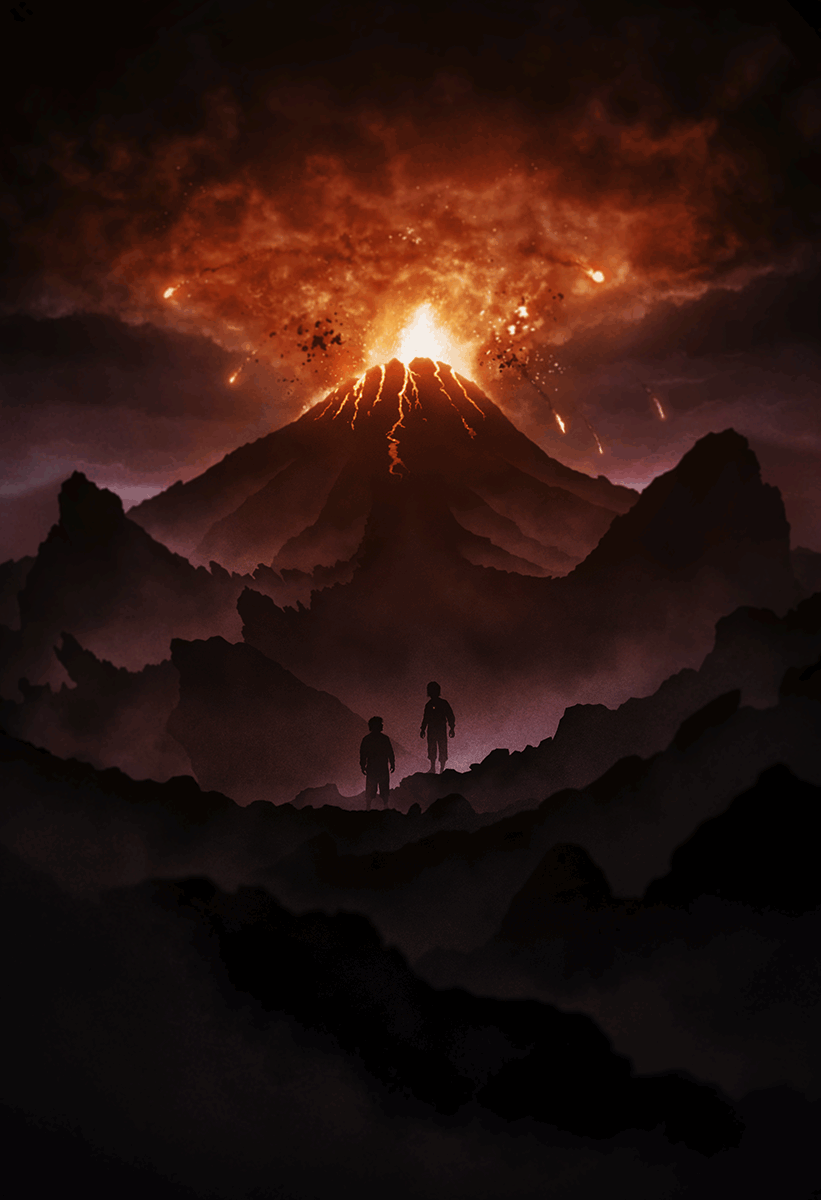 "Fires of Mount Doom" by Marko Manev - Hero Complex Gallery