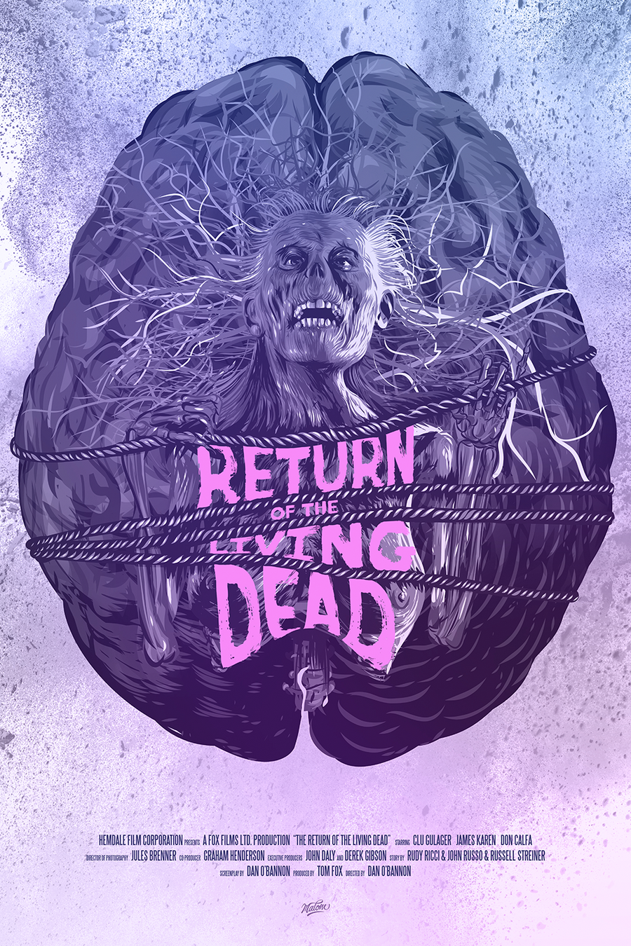 "BRAAAINS!" Cold Blue by Malone