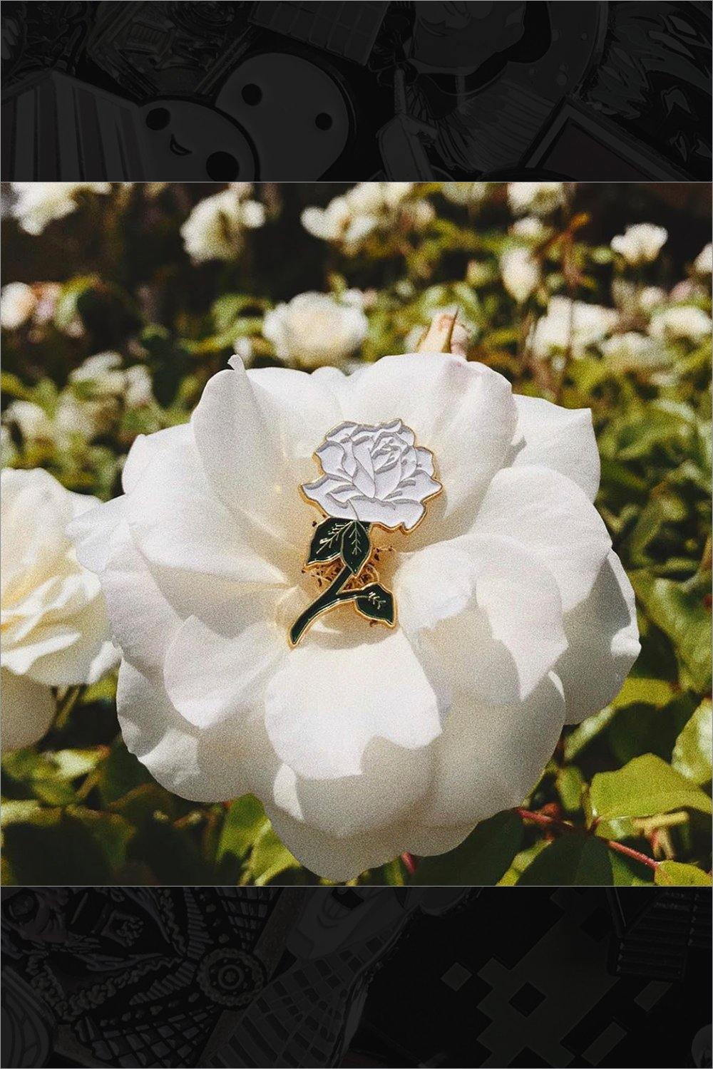 747. "Rose of Gratitude" Pin by Mame Pins - Hero Complex Gallery