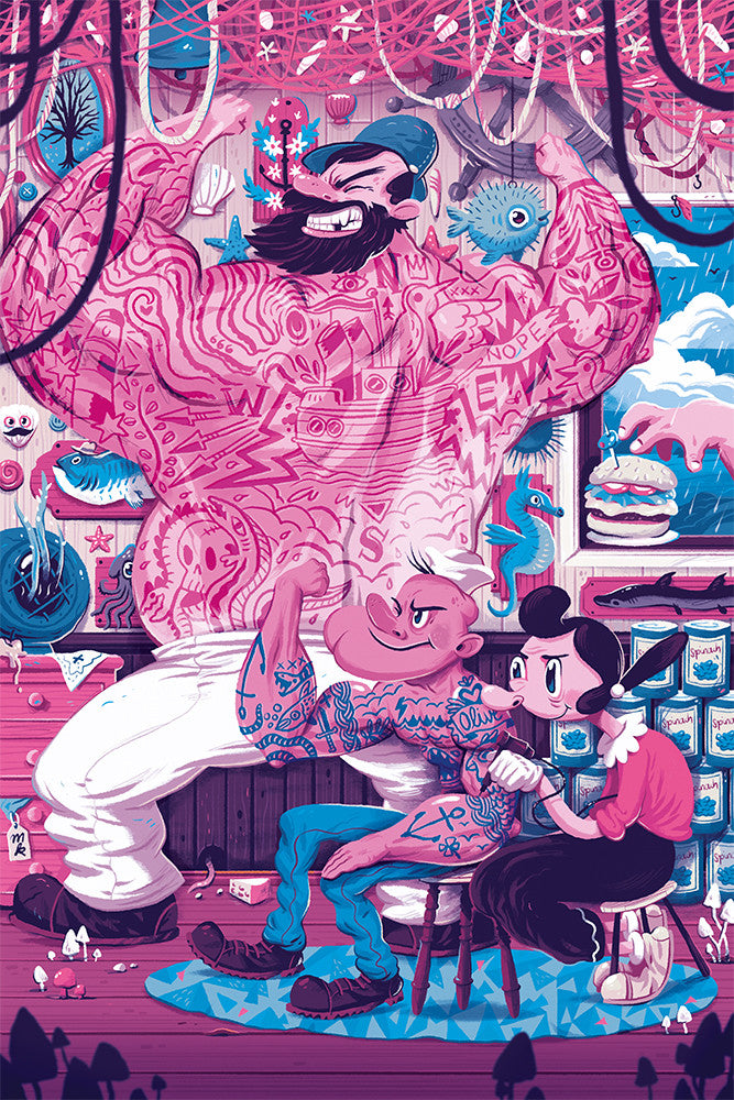 "Olive Ink" by Manuel Kilger - Hero Complex Gallery