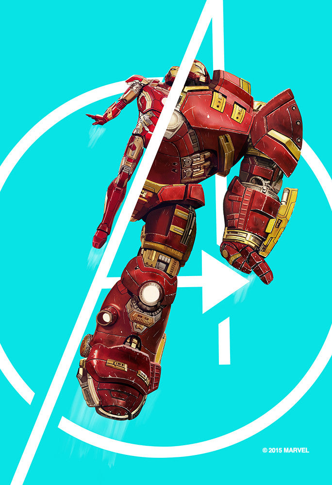 "MARK XLIII / HULKBUSTER" by Marco D'Alfonso - Hero Complex Gallery
