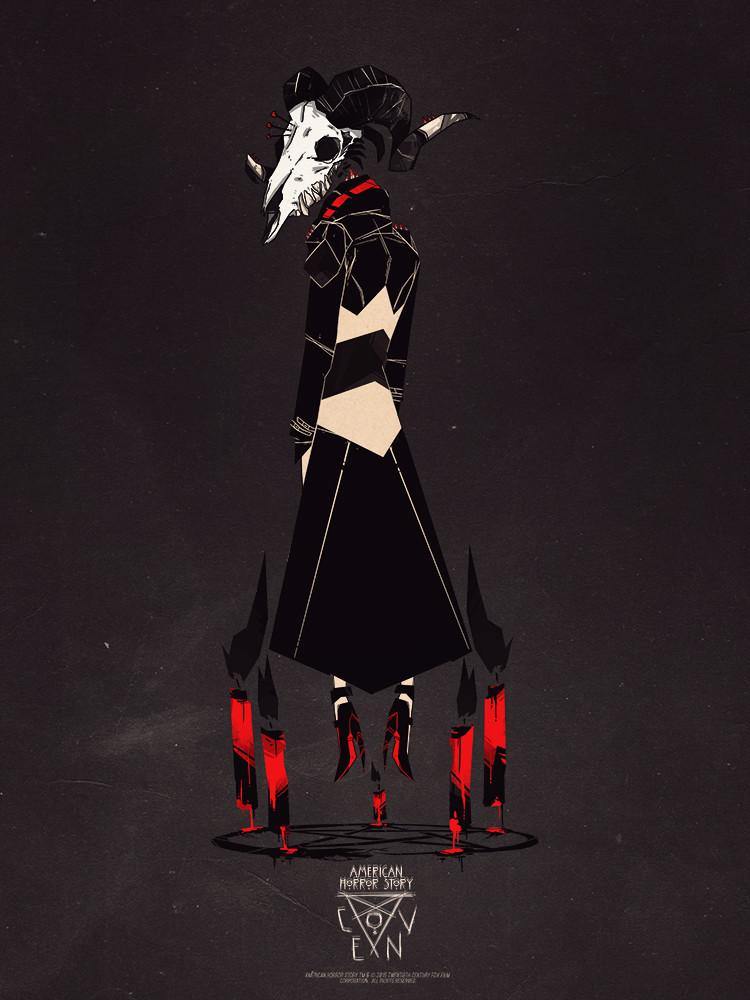 "By the Horns" by Marie Enger - Hero Complex Gallery