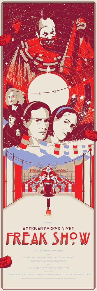 "American Horror Story - Freak Show" Variant by Marinko Milosevski - Hero Complex Gallery