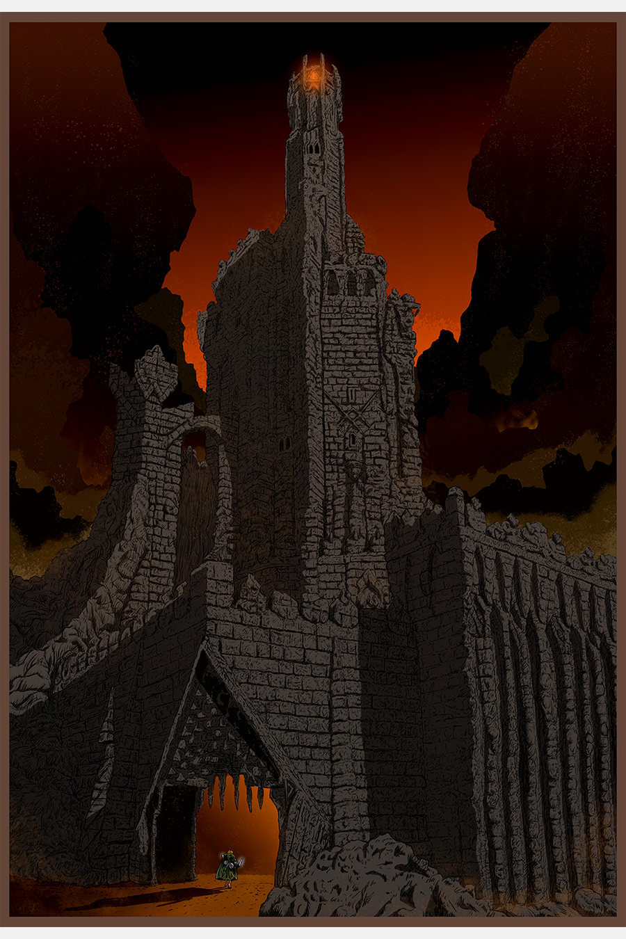 "Sam Enters Cirith Ungol" by Mark Hill