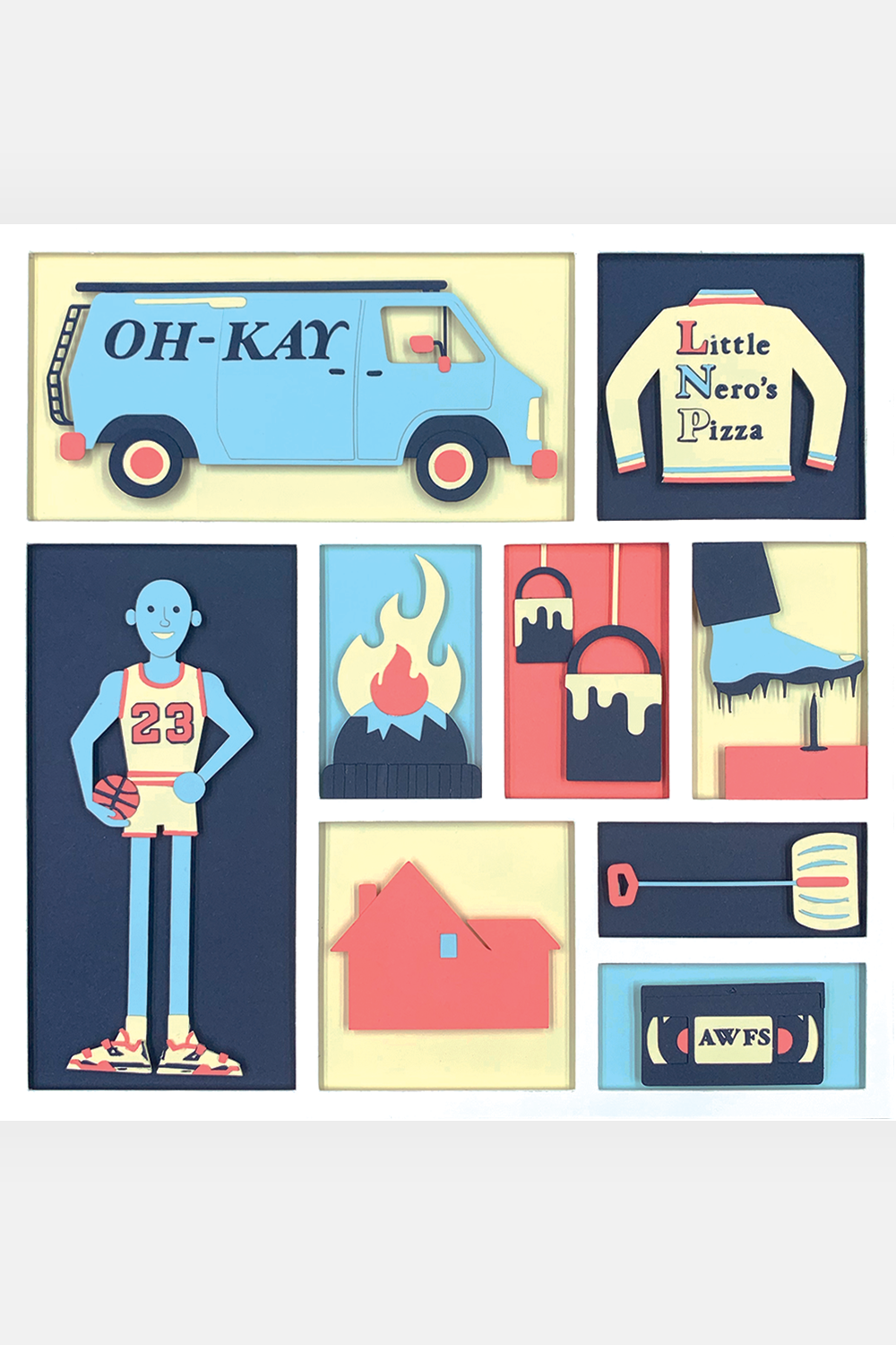 "I Made My Family Disappear" Original by Mark Morris