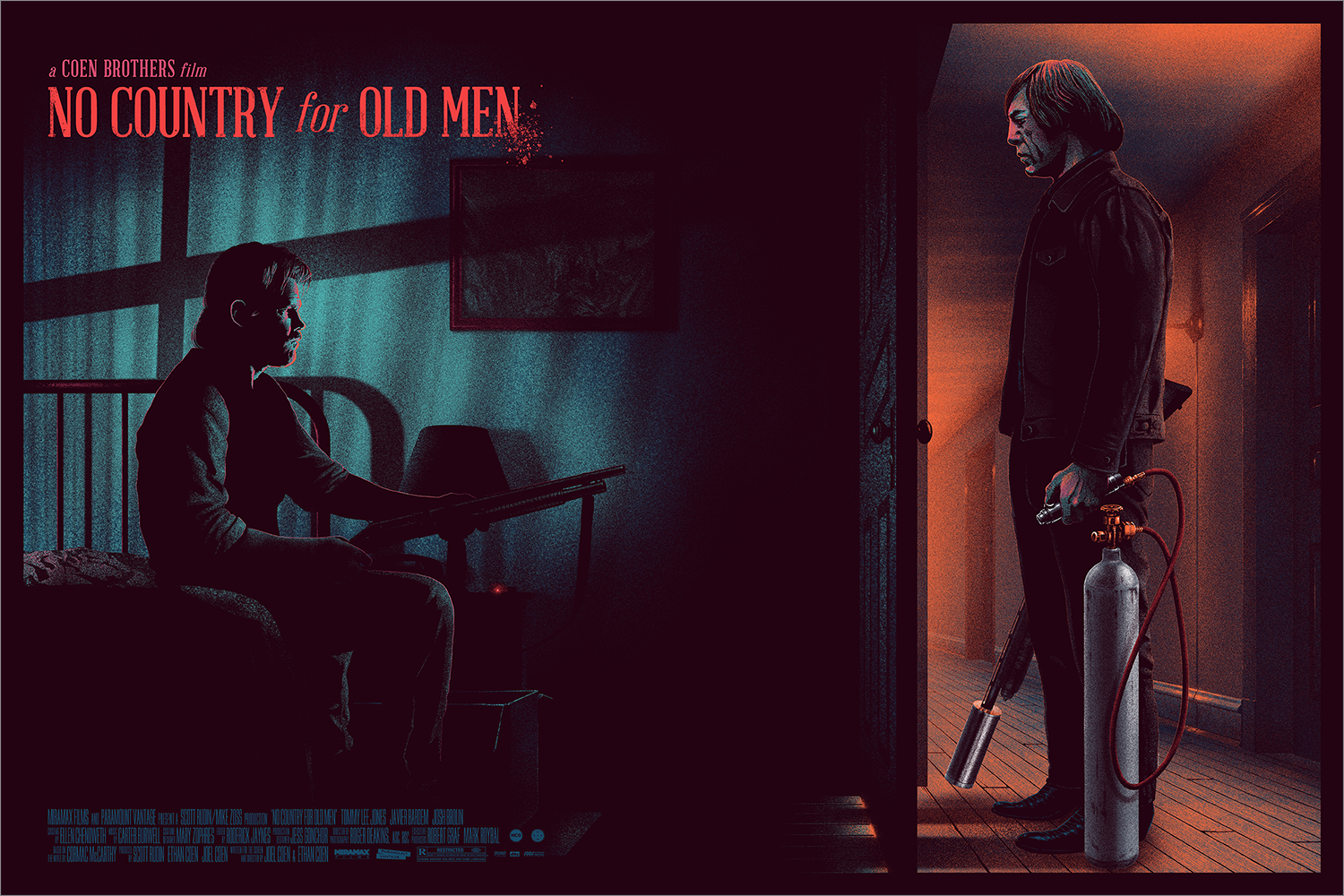 "No Country for Old Men" Variant by Marko Manev - Hero Complex Gallery