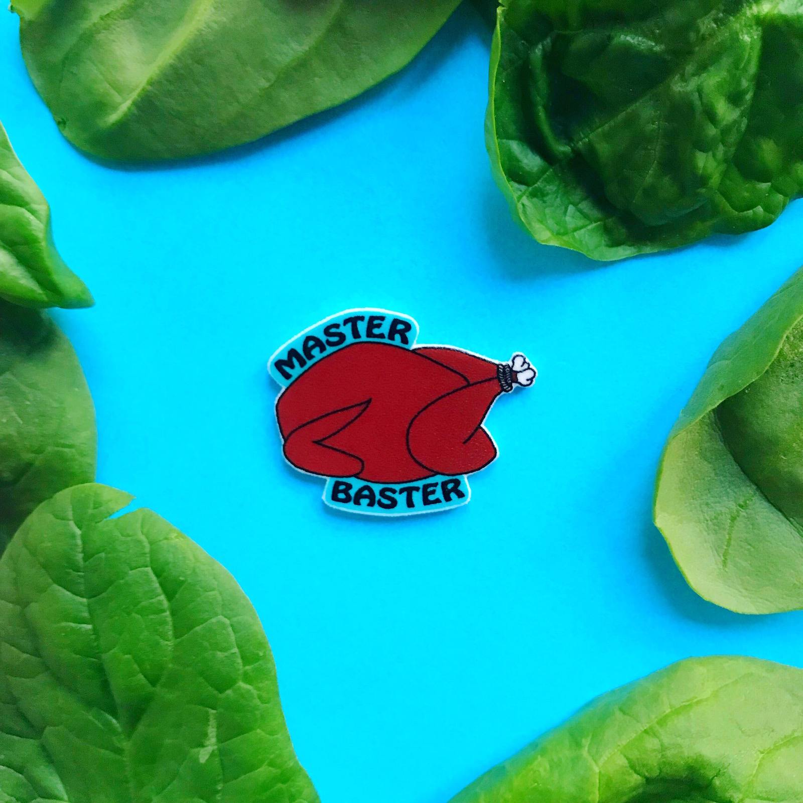 207. "Master Baster" Pin by Paper Moon Collective - Hero Complex Gallery