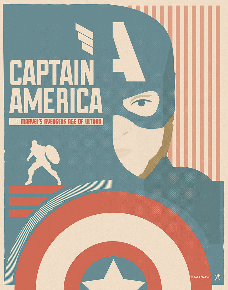 "Captain America" by Matt Needle - Hero Complex Gallery