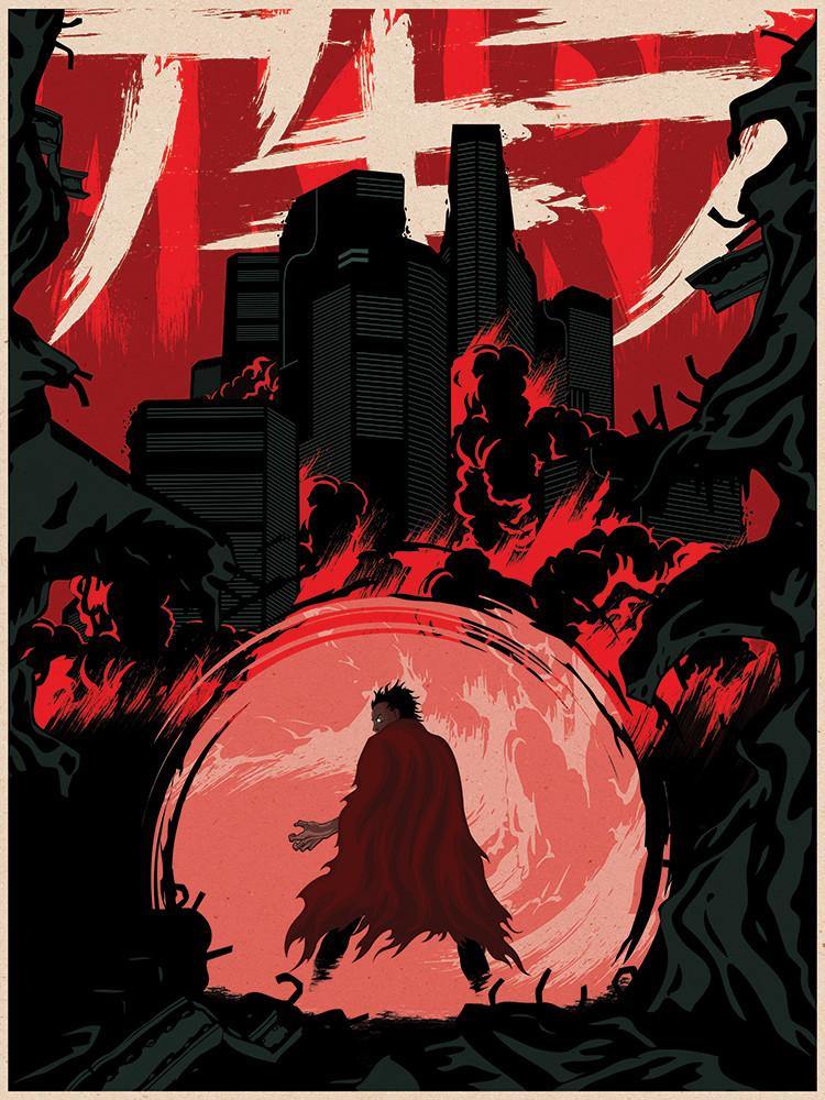 "Akira" Red Variant by Matt Griffin - Hero Complex Gallery