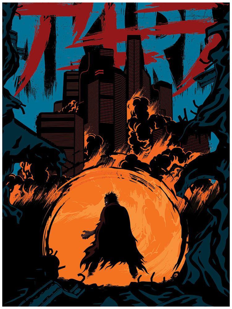 "Akira" Blue Variant by Matt Griffin - Hero Complex Gallery