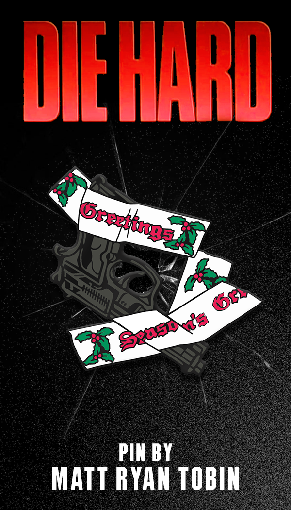 154. "Season's Greetings" Pin by Matt Ryan Tobin - Hero Complex Gallery