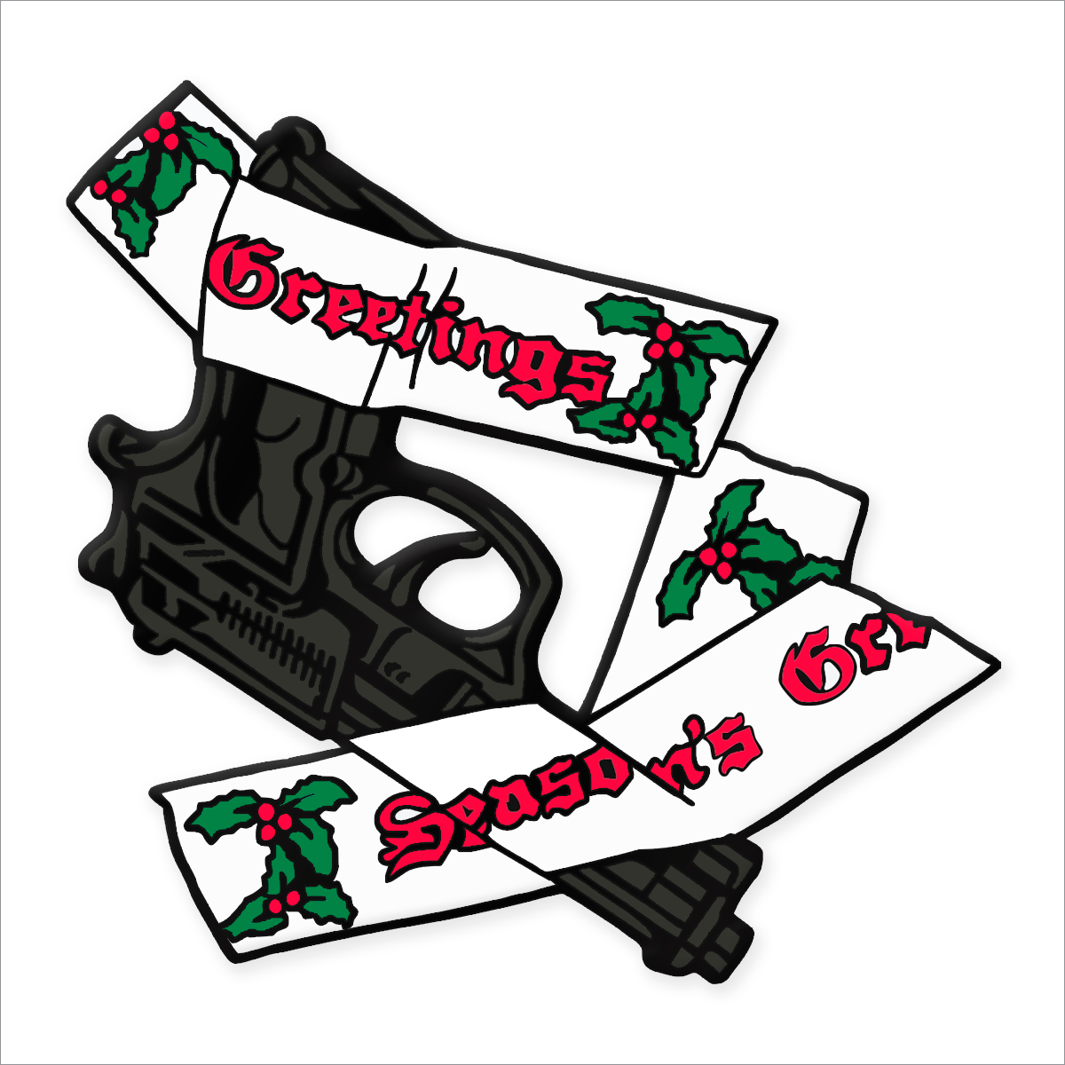 154. "Season's Greetings" Pin by Matt Ryan Tobin - Hero Complex Gallery