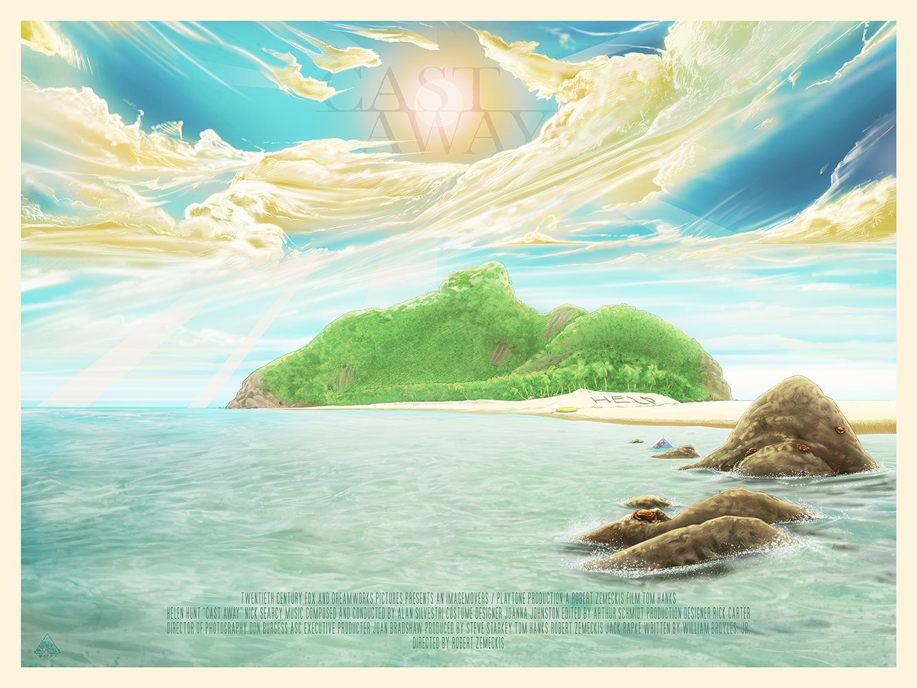 "Cast Away" Horizontal Variant by Maxwell Hargreaves