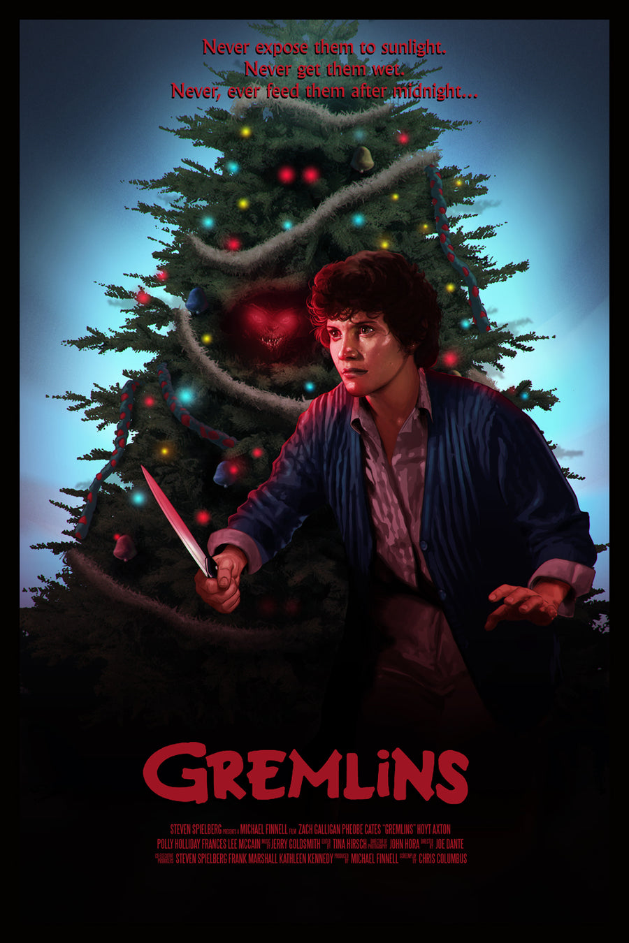 Tres Corderos on X: Gremlins 35th anniversary. 4k edition. Digital  illustration. Movie poster. @talenthouse artwork contest. @joe_dante # gremlins #gremlins4k #fanart  / X
