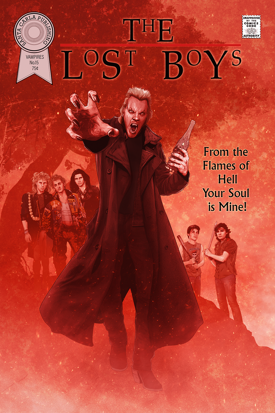 "VAMPIRES EVERYWHERE" Variant by Mike McGee