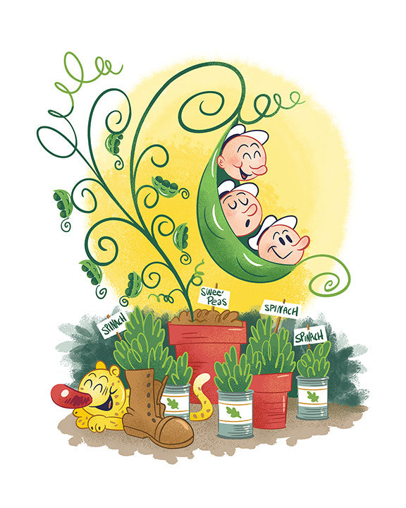 "Swee' Peas in Season" by Miranda Dressler - Hero Complex Gallery