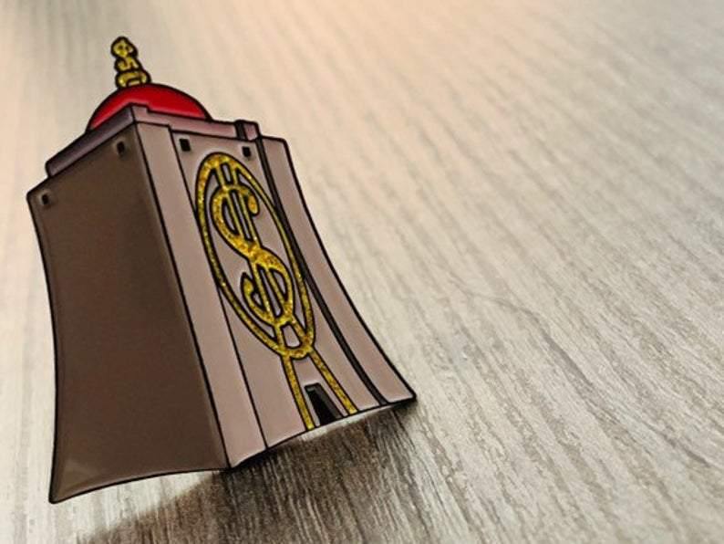 444. "Moneybin" Pin by SnotRocketCat - Hero Complex Gallery