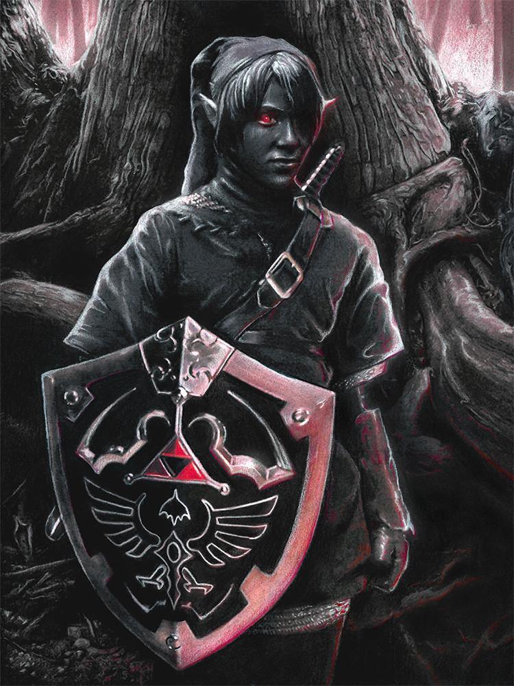 "Dark Link" by Nathan Anderson (NAARRT) - Hero Complex Gallery
