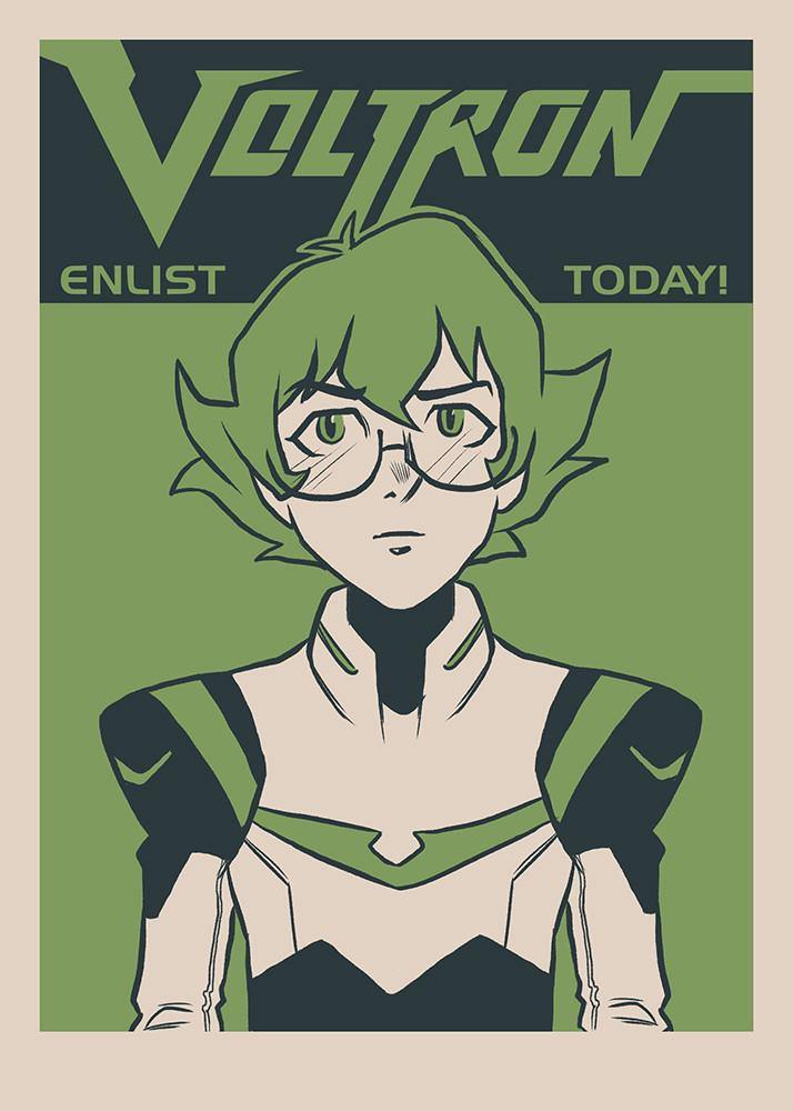 "Enlist Today! – Darrell 'Pidge' Stoker" by Nathan J. Anderson - Hero Complex Gallery