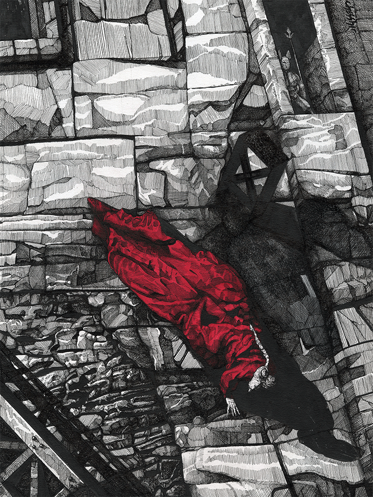 The Creeping Terror: "That Dreadful Abyss" by Nathan Chesshir - Hero Complex Gallery