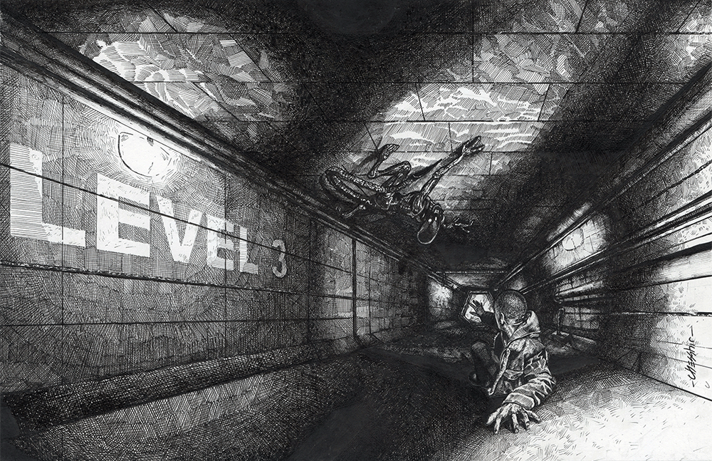 The Creeping Terror: "Suicide Run" by Nathan Chesshir - Hero Complex Gallery
 - 1