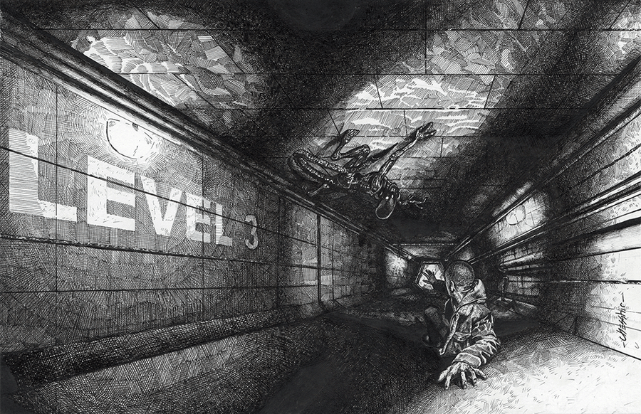 The Creeping Terror: "Suicide Run" by Nathan Chesshir - Hero Complex Gallery
 - 1