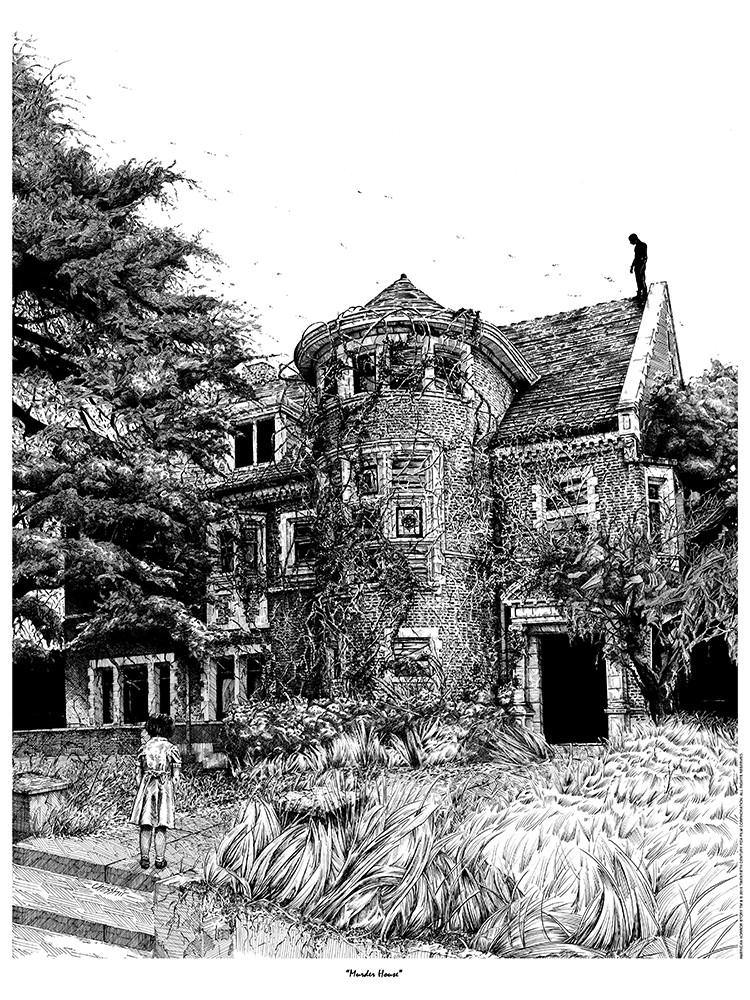 "Murder House" Variant by Nathan Chesshir - Hero Complex Gallery