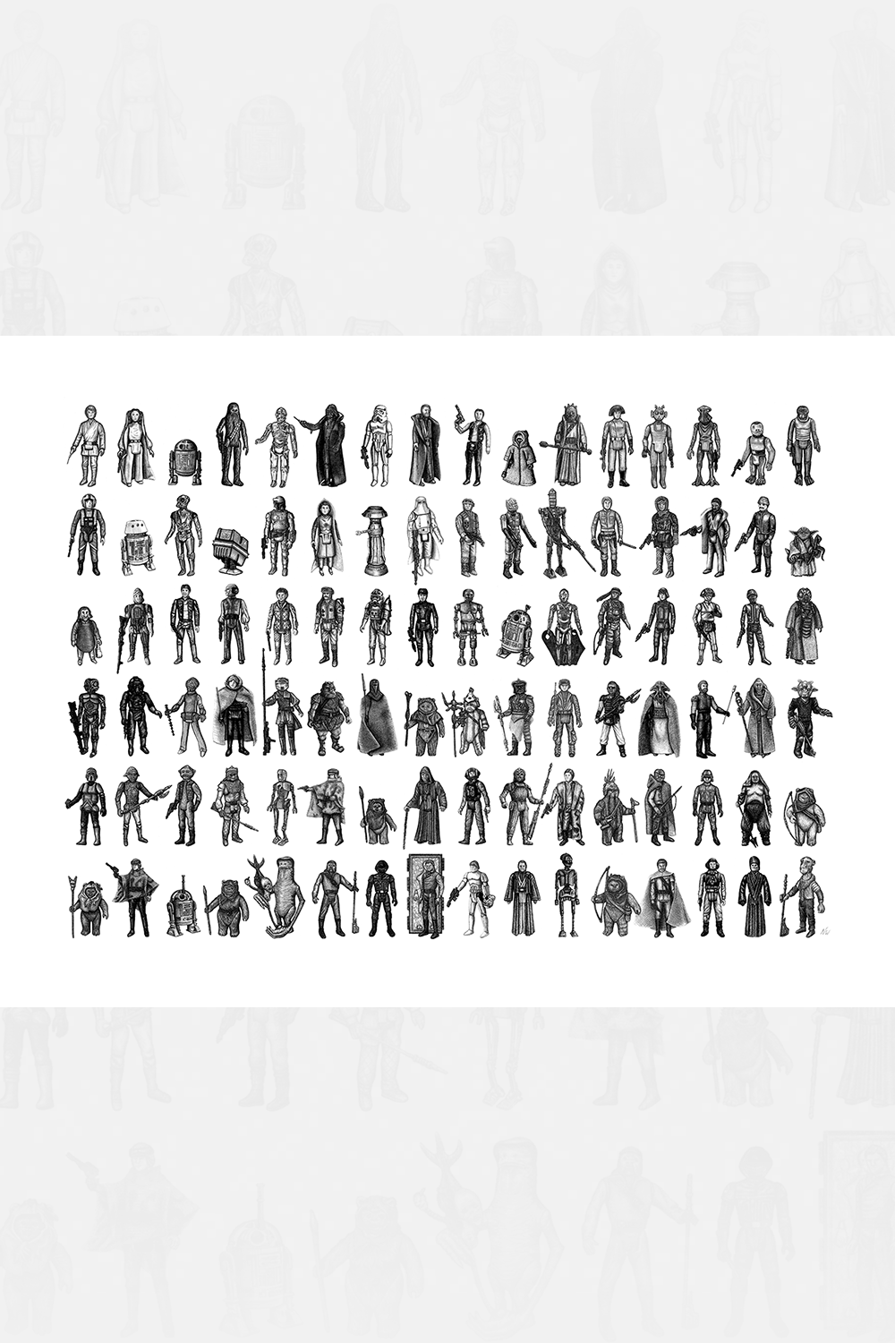 "96 Vintage Action Figures" by Neil Westley