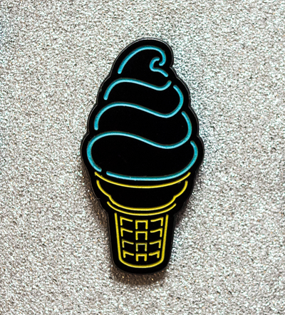 327. "Neon Ice Cream" Pin by Pop Rocket Creations - Hero Complex Gallery