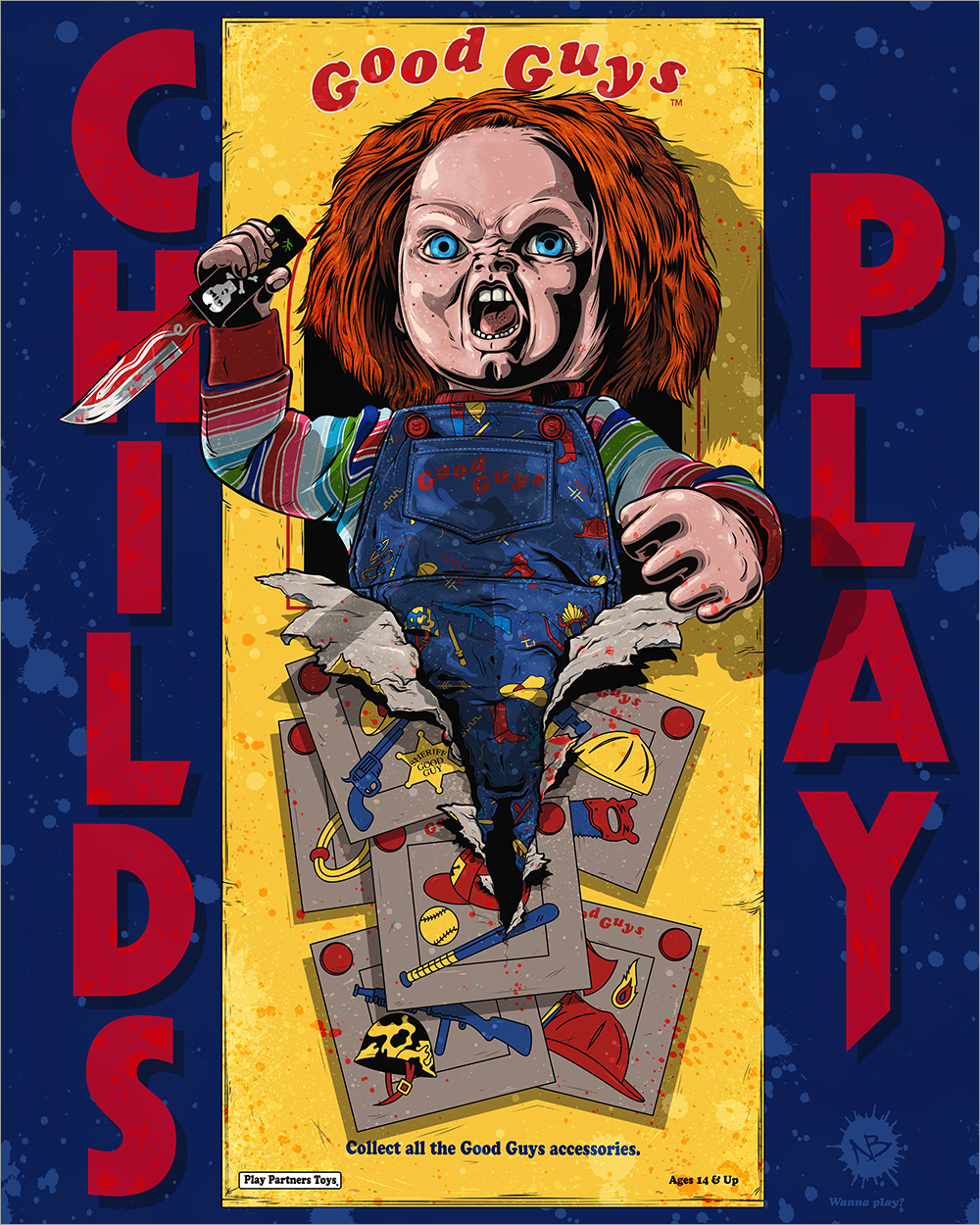 "Wanna Play?" by Nick Beery - Hero Complex Gallery