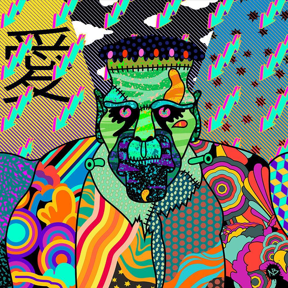 "Yellow Sub Frank Psychedelic" by Beery Method - Hero Complex Gallery