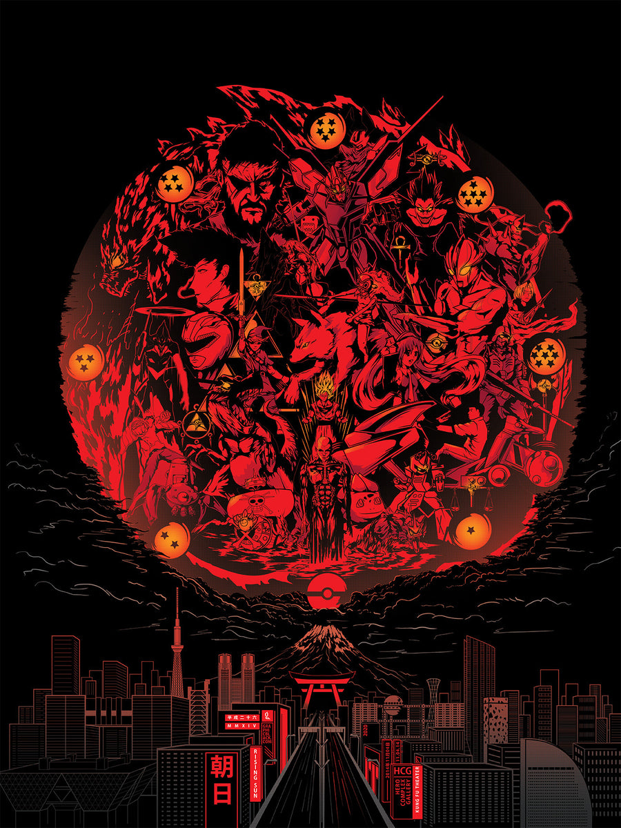 "Rising Sun" by Peter Gutierrez - Hero Complex Gallery
