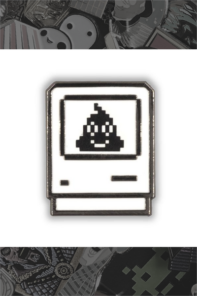 646. "Poop Macintosh” by Little Shop of Pins - Hero Complex Gallery