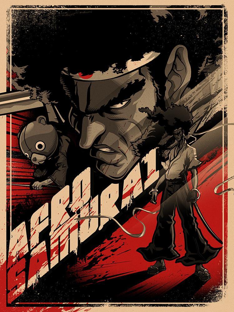 "Afro Samurai" by Red Variant Paul Ainsworth (PAIDesign) - Hero Complex Gallery