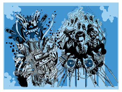"Paul's Boutique" by Jim Mahfood - Hero Complex Gallery
 - 1