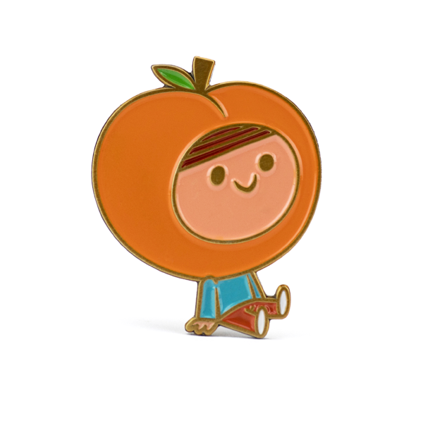 186. "Pete in Peach" Pin by Night Cake Press - Hero Complex Gallery