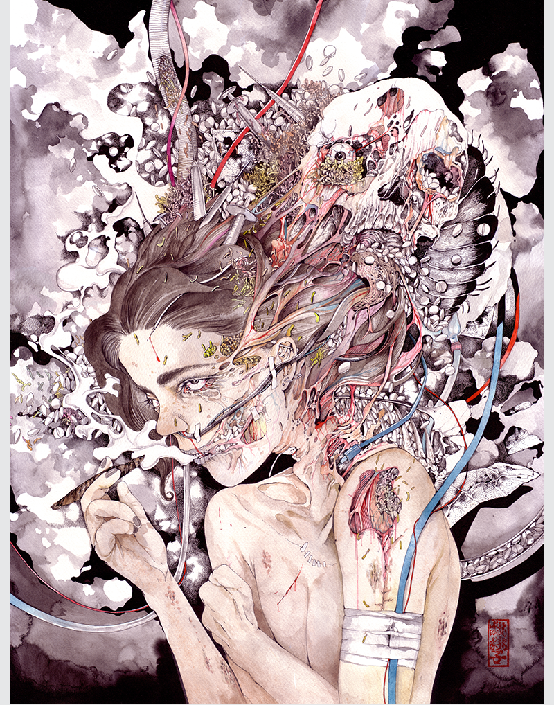 "Doku" by Peach MoMoKo - Hero Complex Gallery