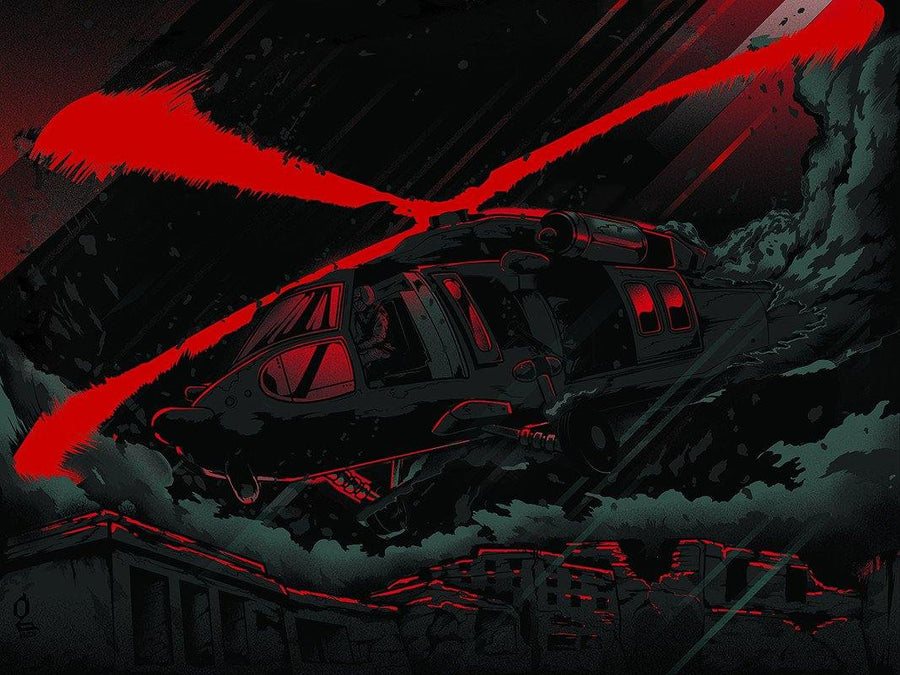 "64 Going Down" Variant by Peter Gutierrez - Hero Complex Gallery
