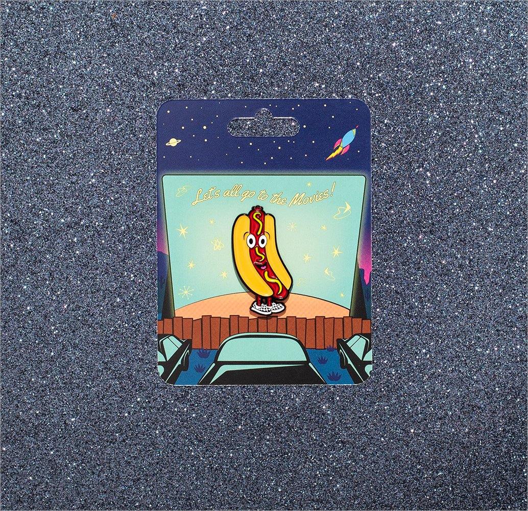 333. "Drive-In Movie Snack - Hot Dog" Pin by Pop Rocket Creations - Hero Complex Gallery
