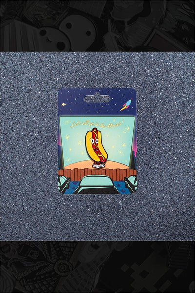 333. "Drive-In Movie Snack - Hot Dog" Pin by Pop Rocket Creations - Hero Complex Gallery