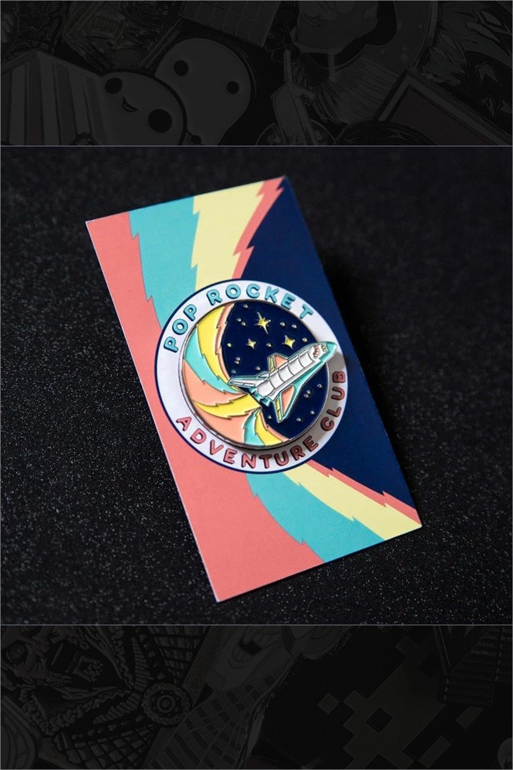 336. "Pop Rocket Adventure Club" Pin by Pop Rocket Creations - Hero Complex Gallery