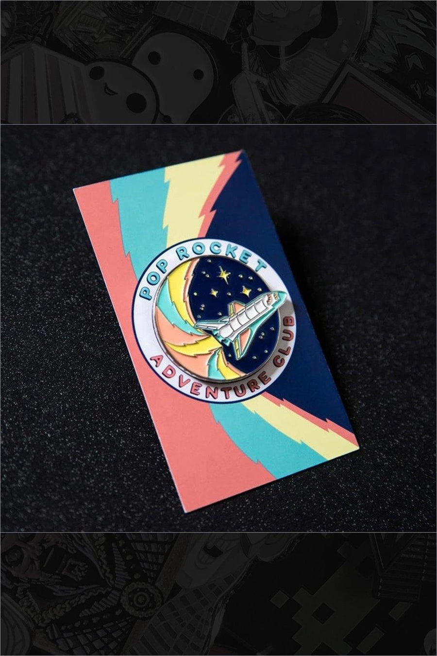 336. "Pop Rocket Adventure Club" Pin by Pop Rocket Creations - Hero Complex Gallery