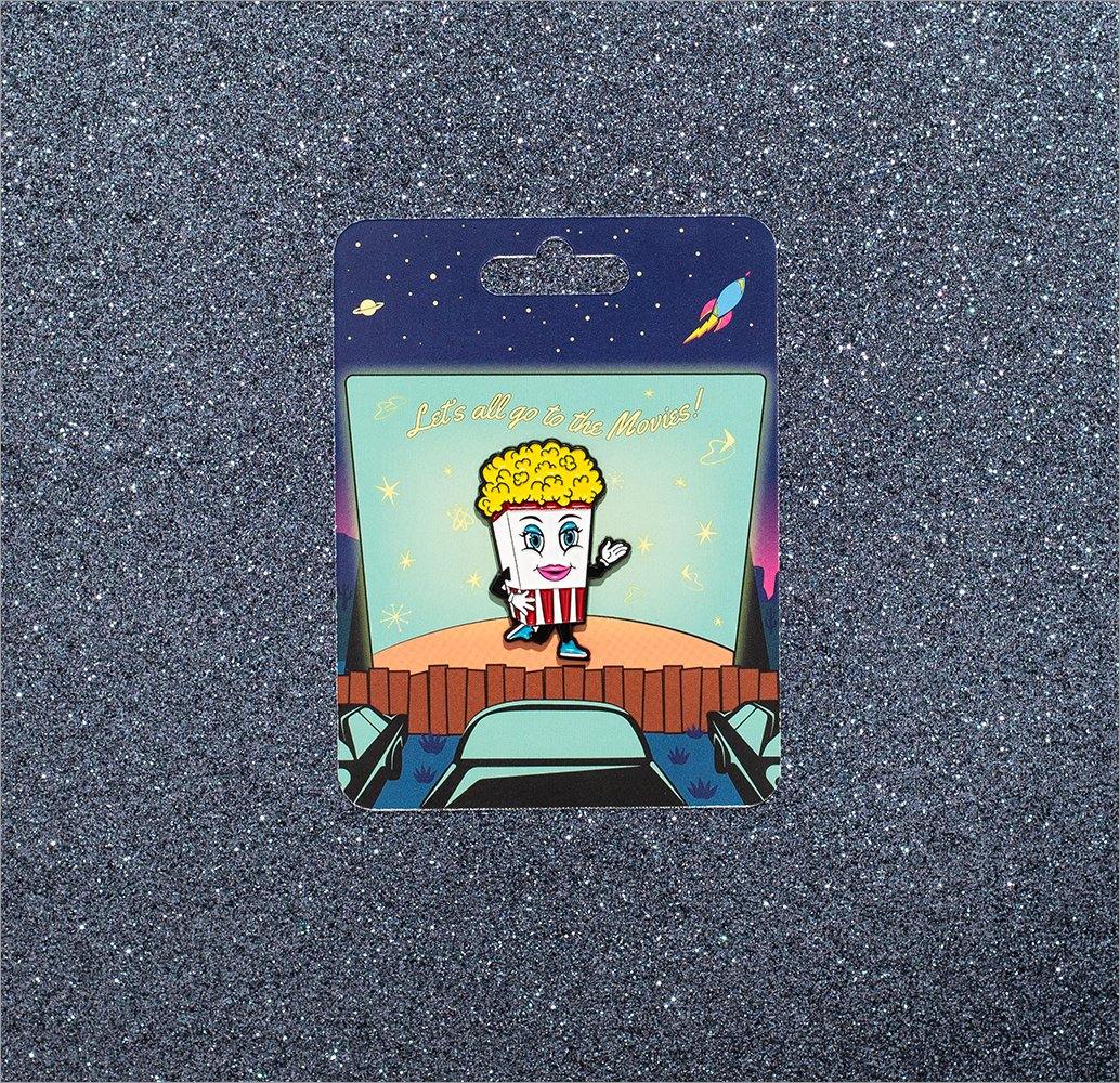 334. "Drive-In Movie Snack - Popcorn" Pin by Pop Rocket Creations - Hero Complex Gallery