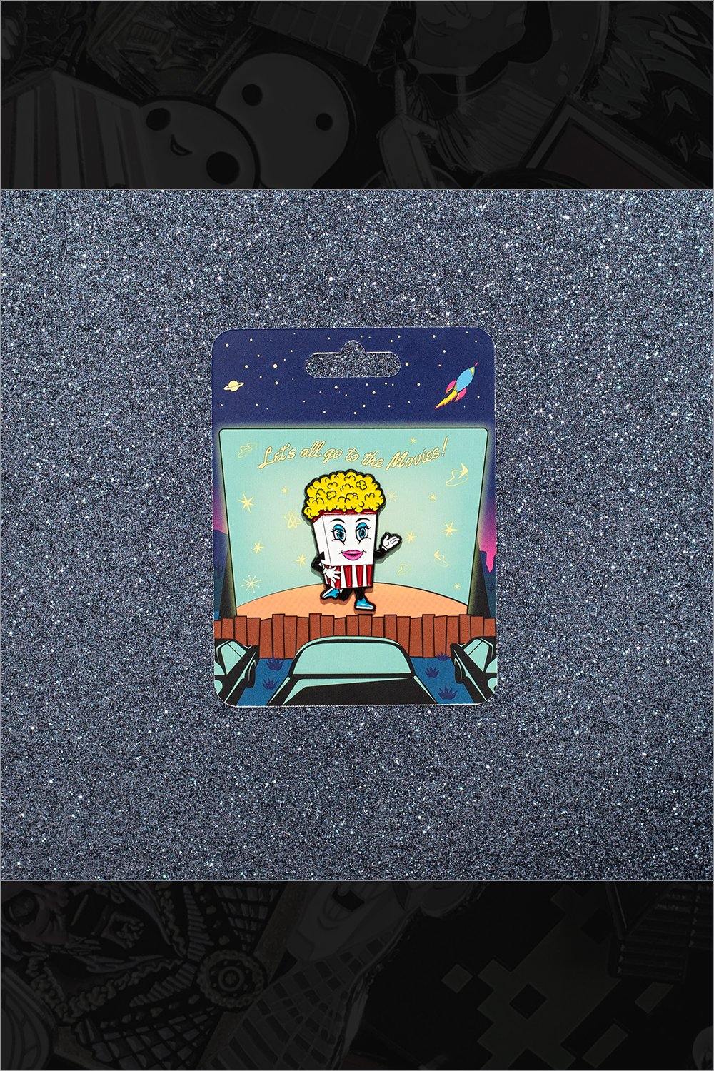 334. "Drive-In Movie Snack - Popcorn" Pin by Pop Rocket Creations - Hero Complex Gallery