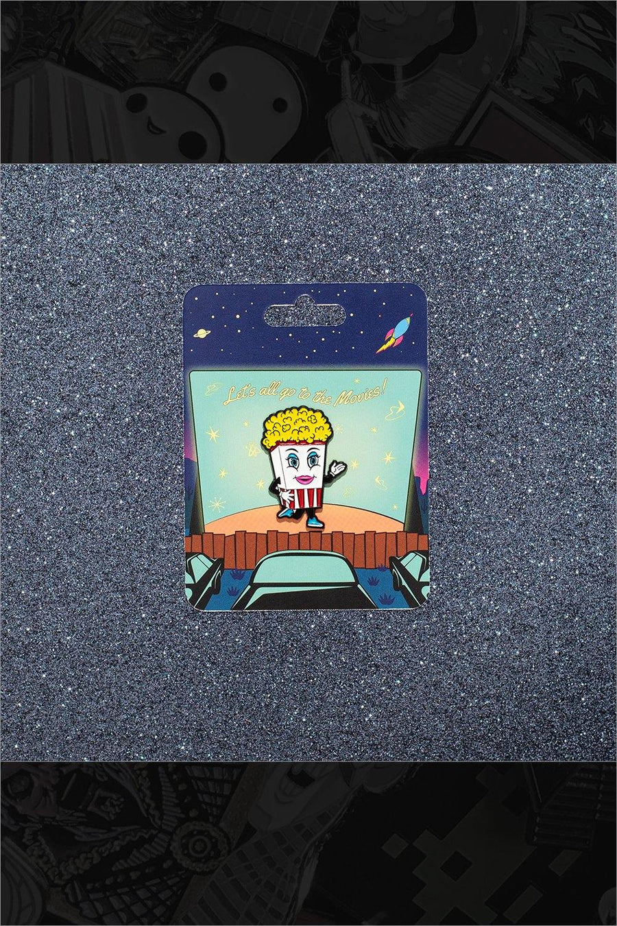 334. "Drive-In Movie Snack - Popcorn" Pin by Pop Rocket Creations - Hero Complex Gallery