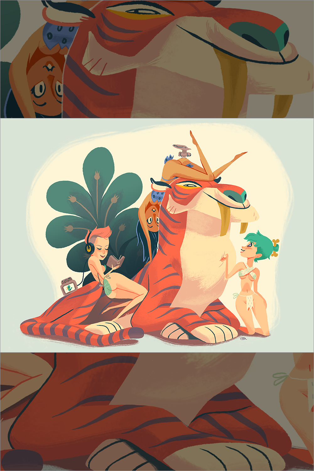 "Cavegirls" by Glen Brogan - Hero Complex Gallery