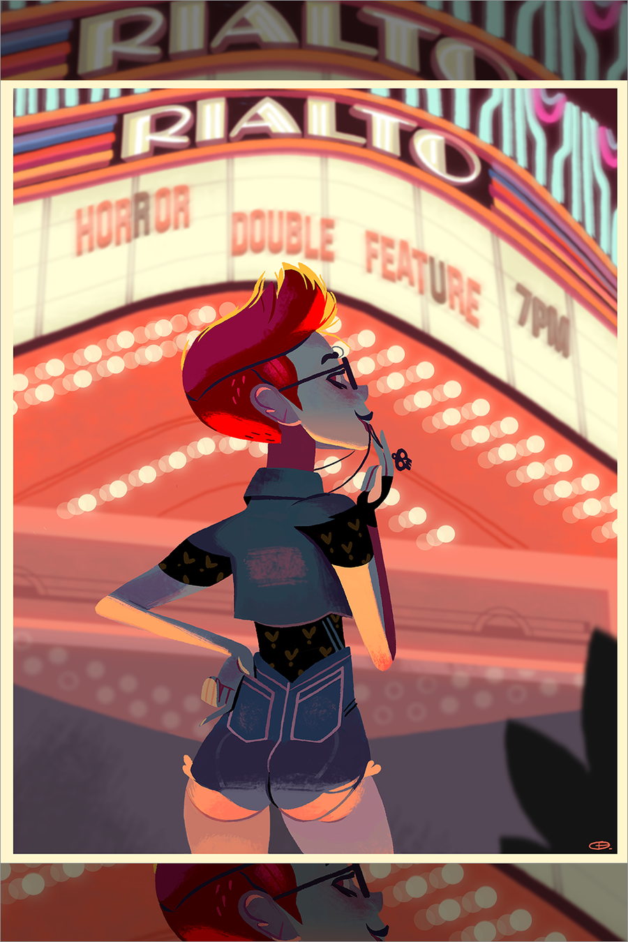 "Horror Double Feature" by Glen Brogan - Hero Complex Gallery