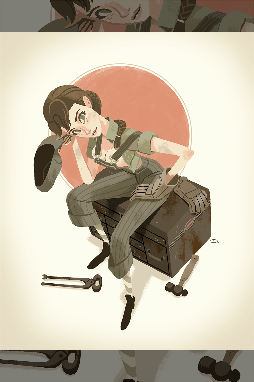 "Mechanic" by Glen Brogan - Hero Complex Gallery