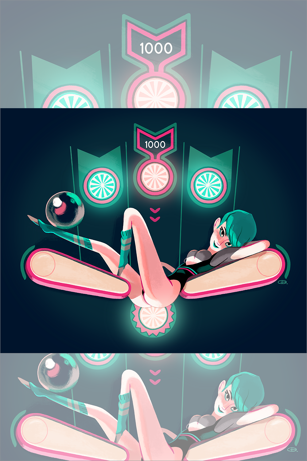 "Pinball" by Glen Brogan - Hero Complex Gallery