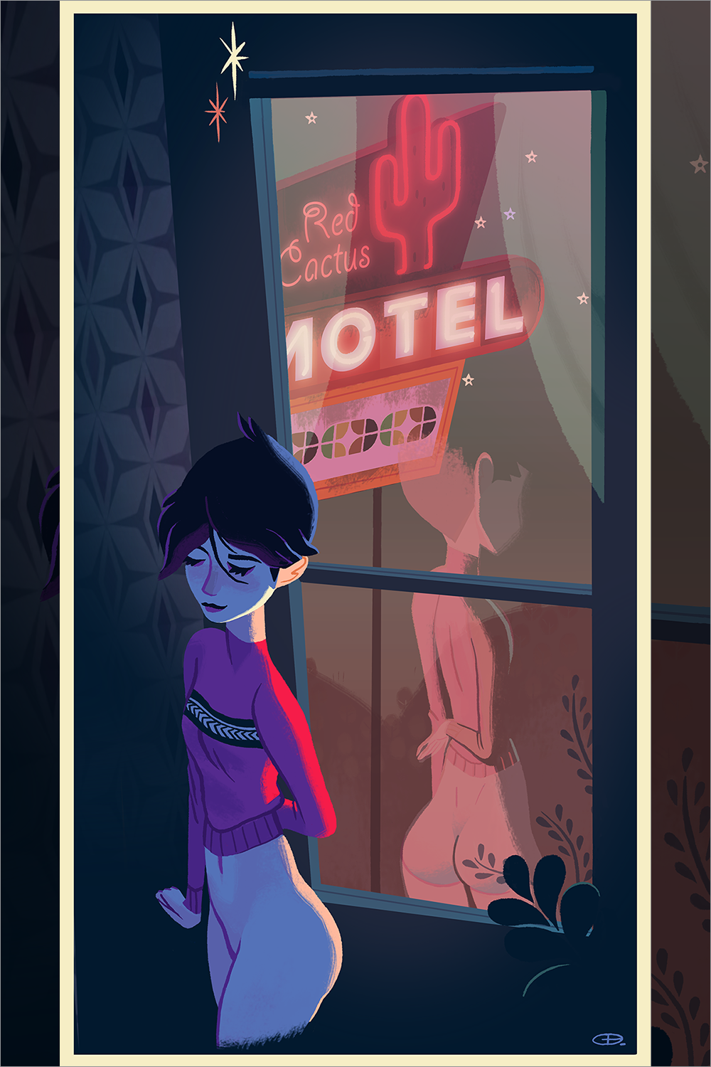 "Red Cactus Motel" by Glen Brogan - Hero Complex Gallery